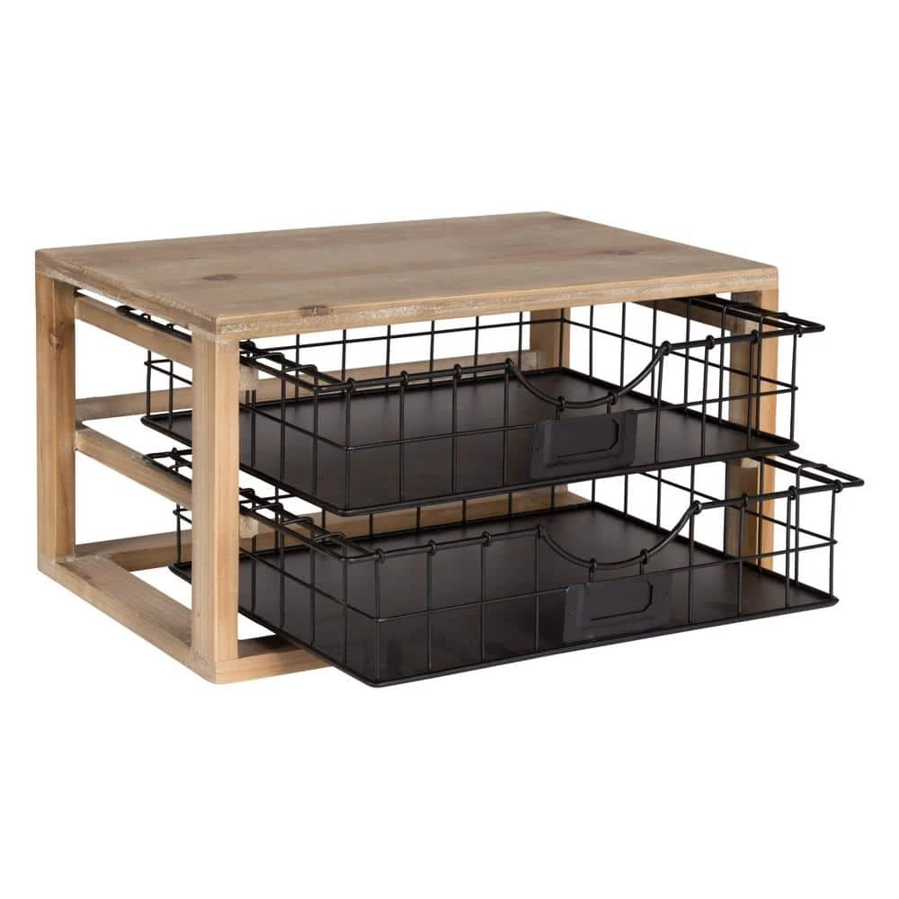 Tanner Natural Drawers Memo Board by Kate and Laurel 6 Tanner Natural Drawers Memo Board by Kate and Laurel - Image 4