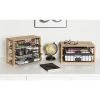 Tanner Natural Drawers Memo Board by Kate and Laurel -Kate and Laurel Shop natural kate and laurel office storage organization 211195 64 1000