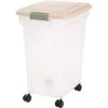 55 Qt. Airtight Pet Food Storage in Almond by IRIS 2 55 Qt. Airtight Pet Food Storage in Almond by IRIS -Kate and Laurel Shop navy iris storage bins 300662 64 1000