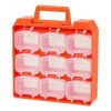 9-Compartment Utility Storage Case in Orange by IRIS -Kate and Laurel Shop orange iris craft storage 588720 64 1000