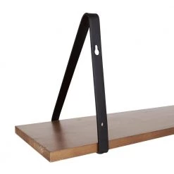 Soloman 7 in. x 28 in. x 8 in. Rustic Brown/Black Decorative Wall Shelf by Kate and Laurel -Kate and Laurel Shop rustic brown black kate and laurel decorative shelving 212024 66 1000