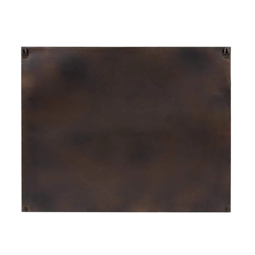 Mace 8 in. x 24 in. x 20 in. Rustic Brown/Black Decorative Cubby Wall Shelf by Kate and Laurel 5 Mace 8 in. x 24 in. x 20 in. Rustic Brown/Black Decorative Cubby Wall Shelf by Kate and Laurel - Image 3