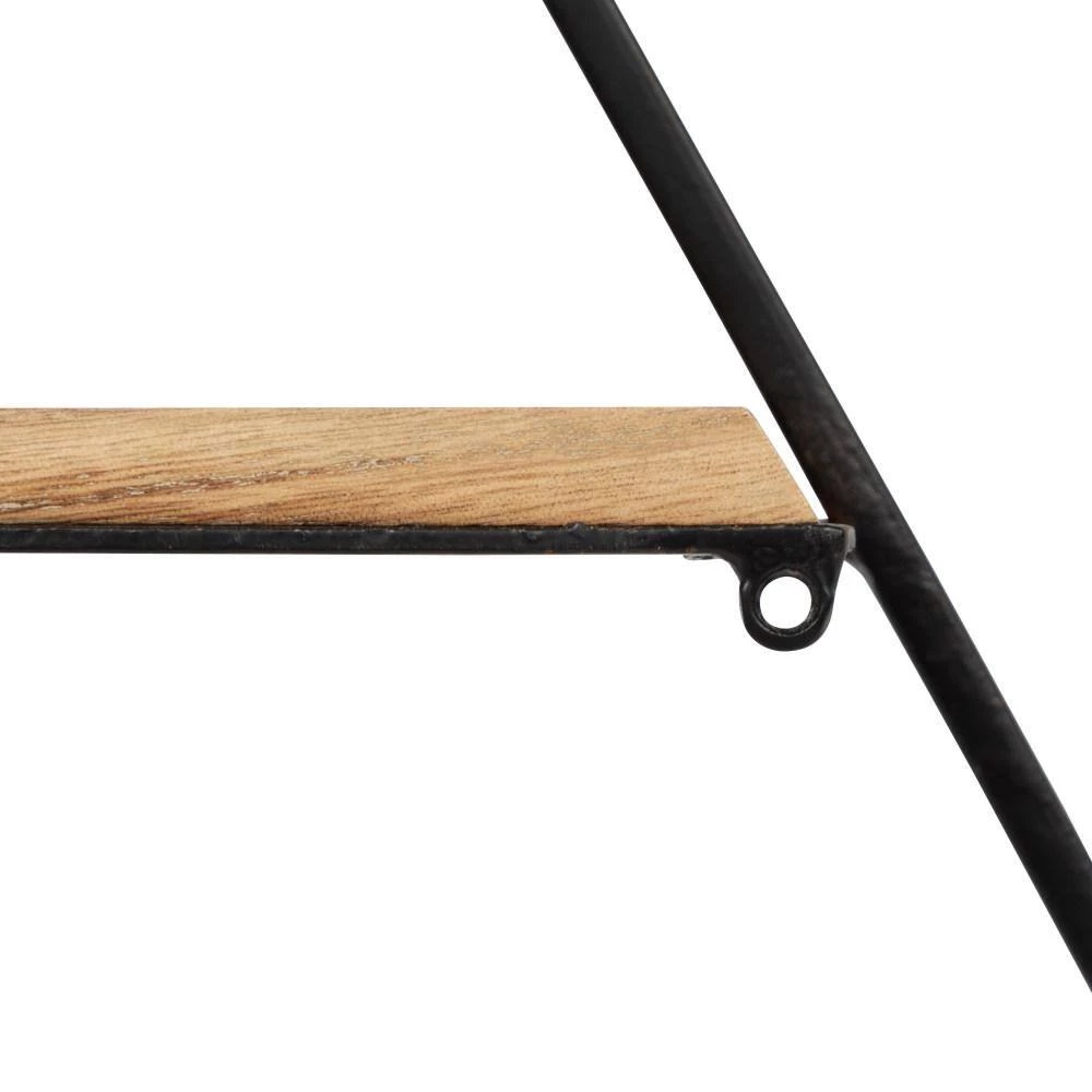 Ladd 25 in. x 22 in. x 5 in. Rustic Brown/Black Decorative Wall Shelf by Kate and Laurel 7 Ladd 25 in. x 22 in. x 5 in. Rustic Brown/Black Decorative Wall Shelf by Kate and Laurel - Image 5