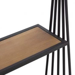 23 in. x 30 in. x 8 in. Rustic Brown/Black Decorative Wall Shelf by Kate and Laurel -Kate and Laurel Shop rustic brown black kate and laurel decorative shelving 215665 1f 1000