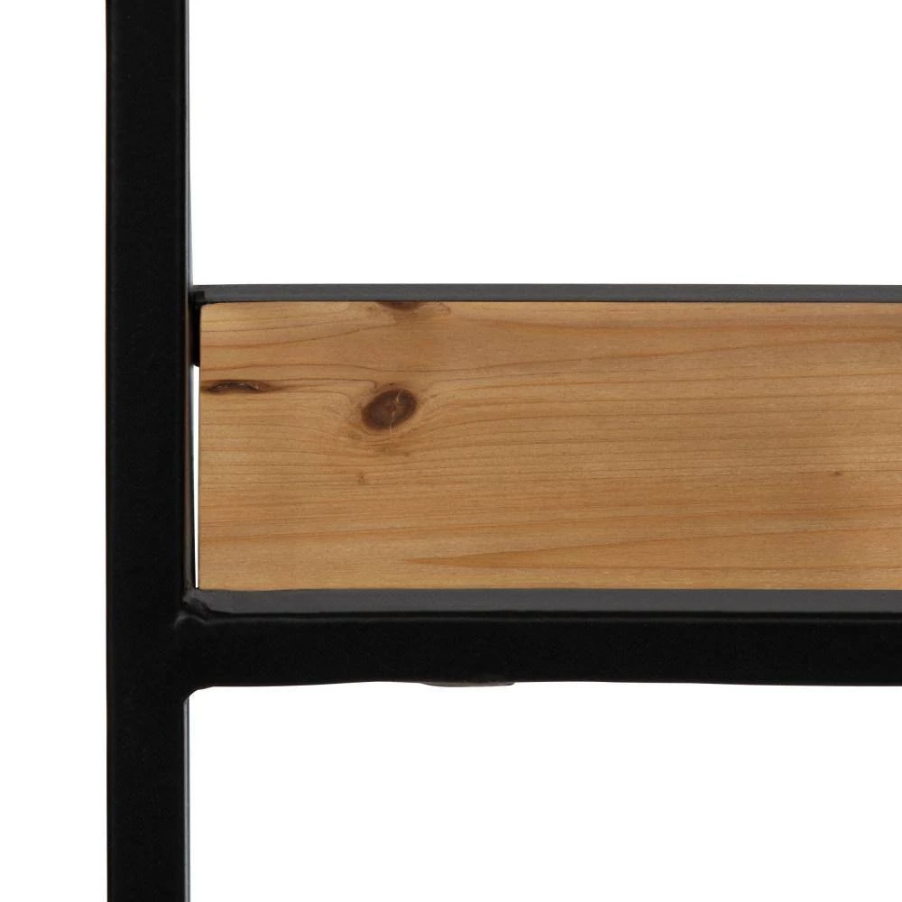 Ulna 20 in. x 30 in. x 6 in. Rustic Brown/Black Decorative Wall Shelf by Kate and Laurel 6 Ulna 20 in. x 30 in. x 6 in. Rustic Brown/Black Decorative Wall Shelf by Kate and Laurel - Image 4