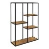 Ulna 20 in. x 30 in. x 6 in. Rustic Brown/Black Decorative Wall Shelf by Kate and Laurel