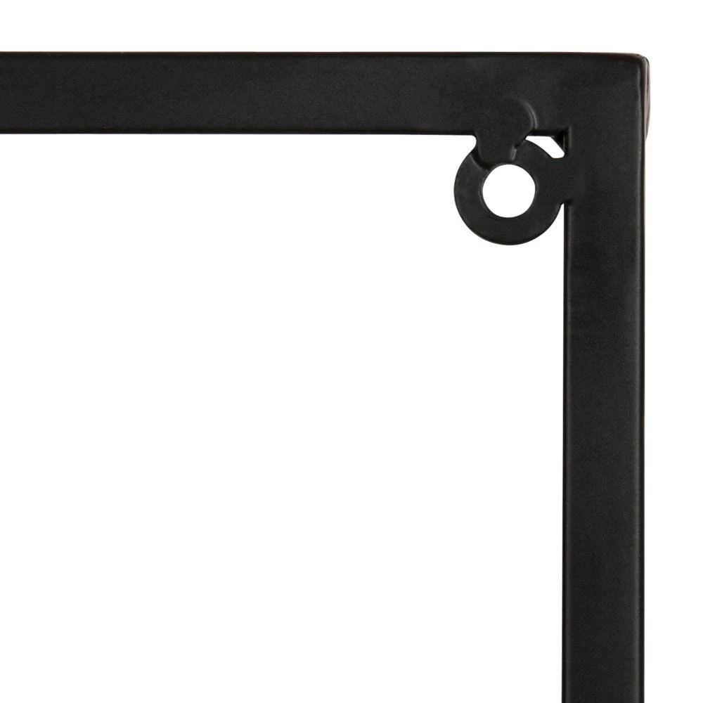 Ulna 20 in. x 30 in. x 6 in. Rustic Brown/Black Decorative Wall Shelf by Kate and Laurel 8 Ulna 20 in. x 30 in. x 6 in. Rustic Brown/Black Decorative Wall Shelf by Kate and Laurel - Image 6