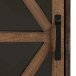 Mace 8 in. x 12 in. x 30 in. Rustic Brown/Black Metal and Wood Decorative Cubby Wall Shelf by Kate and Laurel -Kate and Laurel Shop rustic brown black kate and laurel decorative shelving 216894 44 1000