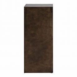 Mace 8 in. x 12 in. x 30 in. Rustic Brown/Black Metal and Wood Decorative Cubby Wall Shelf by Kate and Laurel -Kate and Laurel Shop rustic brown black kate and laurel decorative shelving 216894 66 1000