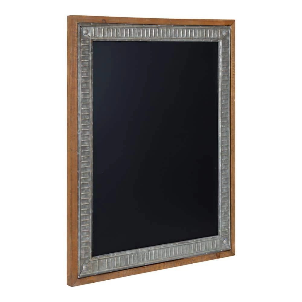 Deely 30.00 in. H x 24.00 in. W Rustic Rectangle Rustic Brown Chalk Board by Kate and Laurel 3 Deely 30.00 in. H x 24.00 in. W Rustic Rectangle Rustic Brown Chalk Board by Kate and Laurel