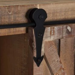 Cates 8 in. x 30 in. x 28 in. Rustic Brown Decorative 2-Door Cabinet Wall Shelf by Kate and Laurel -Kate and Laurel Shop rustic brown kate and laurel decorative shelving 211224 1f 1000