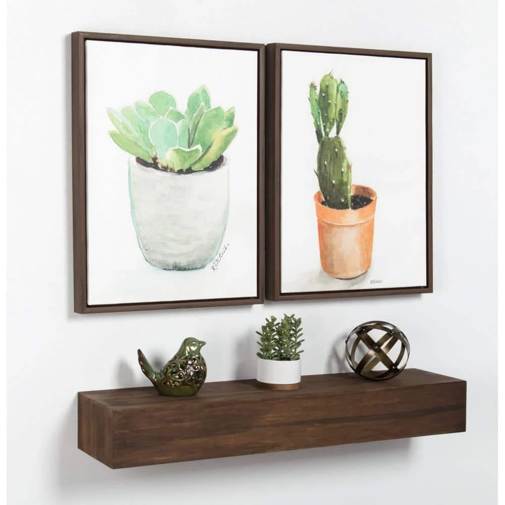 Boxx 8 in. x 36 in. x 5 in. Rustic Brown Wood Decorative Wall Shelf by Kate and Laurel 7 Boxx 8 in. x 36 in. x 5 in. Rustic Brown Wood Decorative Wall Shelf by Kate and Laurel - Image 5