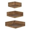 Levie 12 in. x 4 in. x 12 in. Rustic Brown Decorative Wall Shelf by Kate and Laurel -Kate and Laurel Shop rustic brown kate and laurel decorative shelving 216474 64 1000
