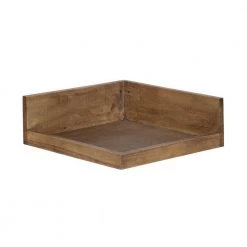 Levie 12 in. x 4 in. x 12 in. Rustic Brown Decorative Wall Shelf by Kate and Laurel 12 Levie 12 in. x 4 in. x 12 in. Rustic Brown Decorative Wall Shelf by Kate and Laurel -Kate and Laurel Shop rustic brown kate and laurel decorative shelving 216474 fa 1000