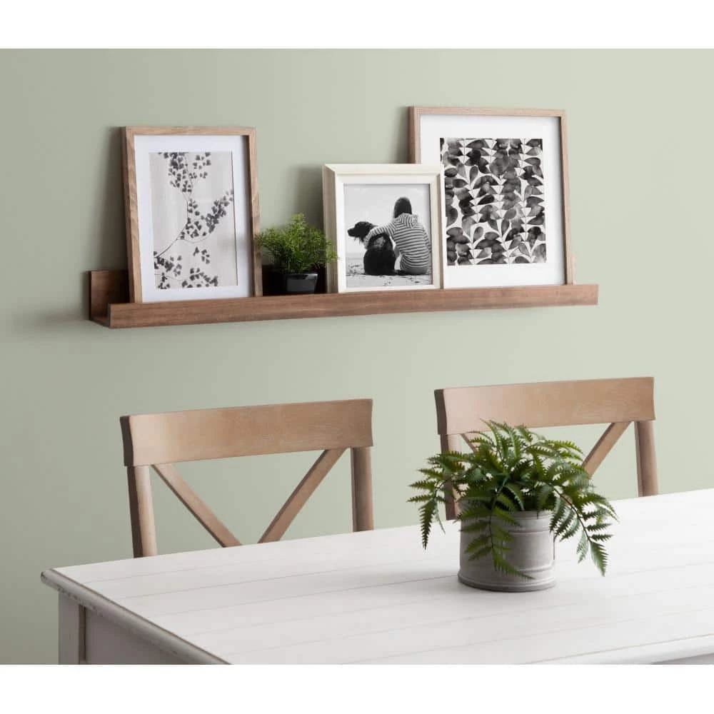 Levie 42 in. x 4 in. x 4 in. Rustic Brown Decorative Wall Shelf by Kate and Laurel 8 Levie 42 in. x 4 in. x 4 in. Rustic Brown Decorative Wall Shelf by Kate and Laurel - Image 6