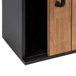 Samuels 7 in. x 24 in. x 20 in. Rustic Brown Wood Floating Decorative Cubby Wall Shelf With Brackets by Kate and Laurel -Kate and Laurel Shop rustic brown kate and laurel decorative shelving 217089 fa 1000