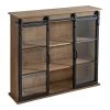 Barnhardt 8 in. x 30 in. x 28 in. Rustic Brown Wood Floating Decorative Cubby Wall Shelf With Brackets by Kate and Laurel 2 Barnhardt 8 in. x 30 in. x 28 in. Rustic Brown Wood Floating Decorative Cubby Wall Shelf With Brackets by Kate and Laurel -Kate and Laurel Shop rustic brown kate and laurel decorative shelving 218169 64 1000