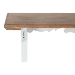 Abberly 5 in. x 28 in. x 6 in. Rustic Brown Wood Floating Decorative Wall Shelf Without Brackets by Kate and Laurel -Kate and Laurel Shop rustic brown kate and laurel decorative shelving 219614 77 1000