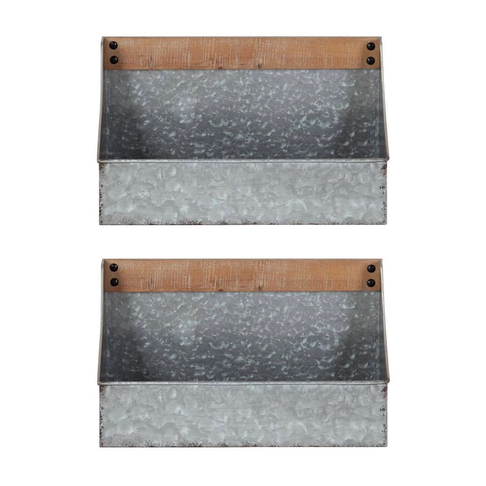 Gramer Rustic Brown Metal Pocket Memo Board by Kate and Laurel 5 Gramer Rustic Brown Metal Pocket Memo Board by Kate and Laurel - Image 5