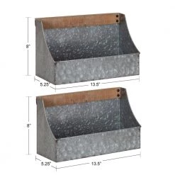 Gramer Rustic Brown Metal Pocket Memo Board by Kate and Laurel 9 Gramer Rustic Brown Metal Pocket Memo Board by Kate and Laurel -Kate and Laurel Shop rustic brown kate and laurel magazine racks 220836 c3 1000