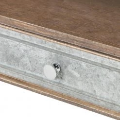 Industrious Rustic Brown/Silver Wood Letter Tray by Kate and Laurel 11 Industrious Rustic Brown/Silver Wood Letter Tray by Kate and Laurel -Kate and Laurel Shop rustic brown silver kate and laurel office storage organization 210912 1f 1000