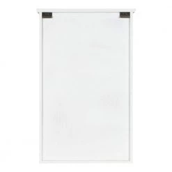 Hutchins 6 in. x 20 in. x 32 in. Rustic Brown/White Wood Decorative Cabinet Wall Shelf with Glass Door by Kate and Laurel -Kate and Laurel Shop rustic brown white kate and laurel decorative shelving 213041 66 1000