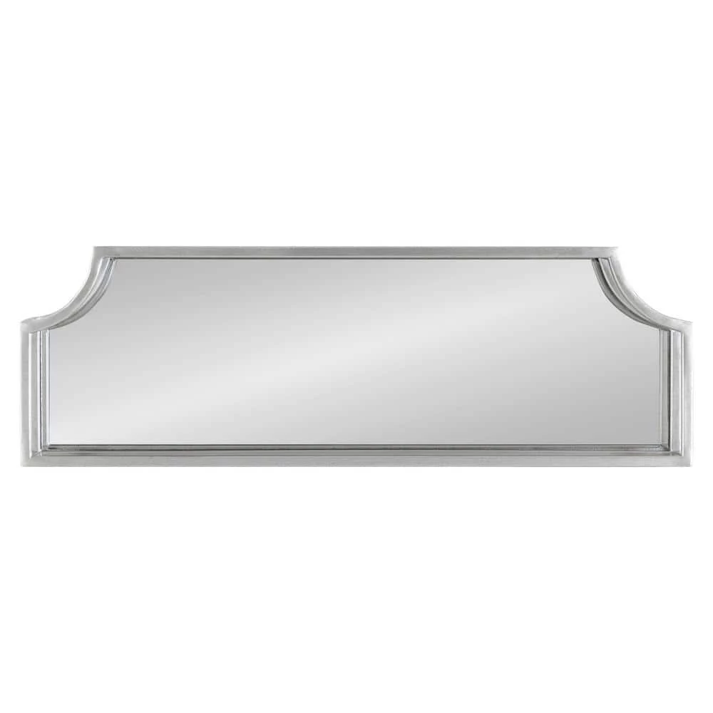 Ciel 6 in. x 18 in. x 3 in. Silver Metal Floating Decorative Wall Shelf Without Brackets by Kate and Laurel 8 Ciel 6 in. x 18 in. x 3 in. Silver Metal Floating Decorative Wall Shelf Without Brackets by Kate and Laurel - Image 6