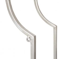 Ciel 6 in. x 18 in. x 24 in. Silver Metal Floating Decorative Wall Shelf Without Cubbies With Brackets by Kate and Laurel 10 Ciel 6 in. x 18 in. x 24 in. Silver Metal Floating Decorative Wall Shelf Without Cubbies With Brackets by Kate and Laurel -Kate and Laurel Shop silver kate and laurel decorative shelving 220467 77 1000