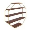Lintz 31 in. x 31 in. x 7 in. Walnut Brown/Gold Decorative Wall Shelf by Kate and Laurel 2 Lintz 31 in. x 31 in. x 7 in. Walnut Brown/Gold Decorative Wall Shelf by Kate and Laurel -Kate and Laurel Shop walnut brown gold kate and laurel decorative shelving 214965 64 1000