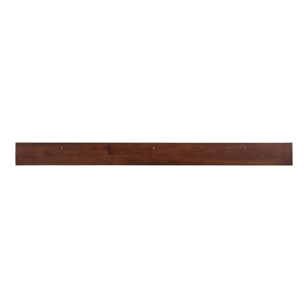 Levie 42 in. x 4 in. x 4 in. Walnut Brown Decorative Wall Shelf by Kate and Laurel 7 Levie 42 in. x 4 in. x 4 in. Walnut Brown Decorative Wall Shelf by Kate and Laurel - Image 5