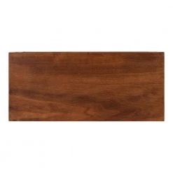 Holt 8 in. x 18 in. x 8 in. Walnut Brown Wood Floating Decorative Wall Shelf Without Brackets by Kate and Laurel -Kate and Laurel Shop walnut brown kate and laurel decorative shelving 218125 fa 1000