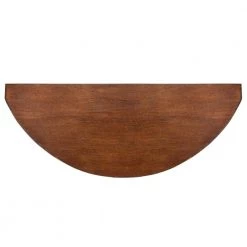Maxfield 5 in. x 14 in. x 15 in. Walnut Brown Wood Floating Decorative Wall Shelf Without Brackets by Kate and Laurel -Kate and Laurel Shop walnut brown kate and laurel decorative shelving 219857 fa 1000