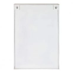 Megara 6 in. x 16 in. x 24 in. White/Black Wood with Metal Door Decorative Cabinet Wall Shelf by Kate and Laurel -Kate and Laurel Shop white black kate and laurel decorative shelving 215286 66 1000