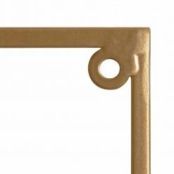 Mallory 24 in. x 12 in. x 5 in. White/Gold Decorative Wall Shelf by Kate and Laurel -Kate and Laurel Shop white gold kate and laurel decorative shelving 216421 1f 1000