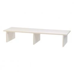 13.39 in. W x 7.87 in. H x 41.97 in. D White 1-Tier Shelving Unit by IRIS