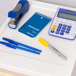 12.05 in. x 26.315 in. White Drawer Storage Cart by IRIS -Kate and Laurel Shop white iris storage drawers 116803 1f 1000