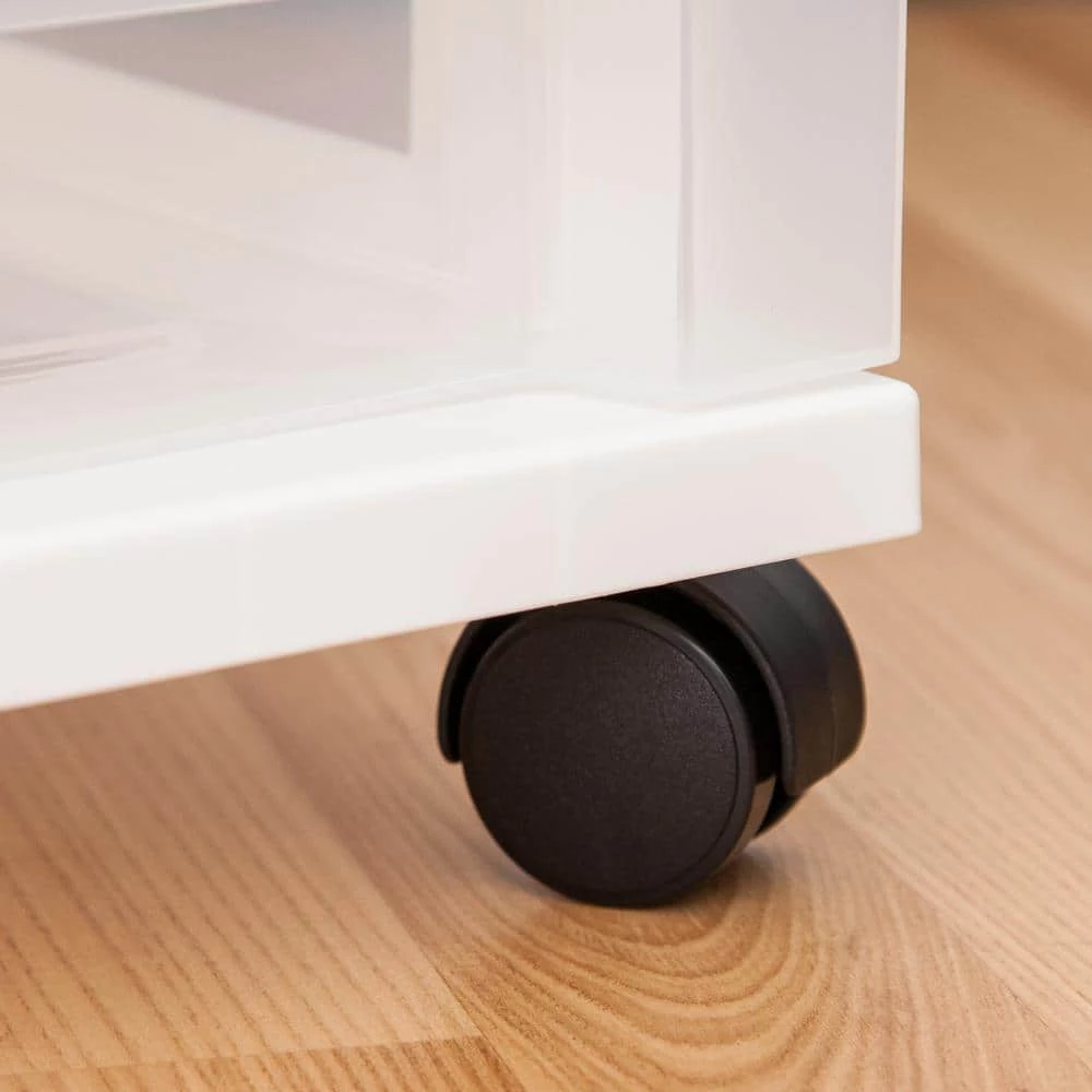 68 Qt. 6-Drawer Cart Storage Bin in White by IRIS 7 68 Qt. 6-Drawer Cart Storage Bin in White by IRIS - Image 5