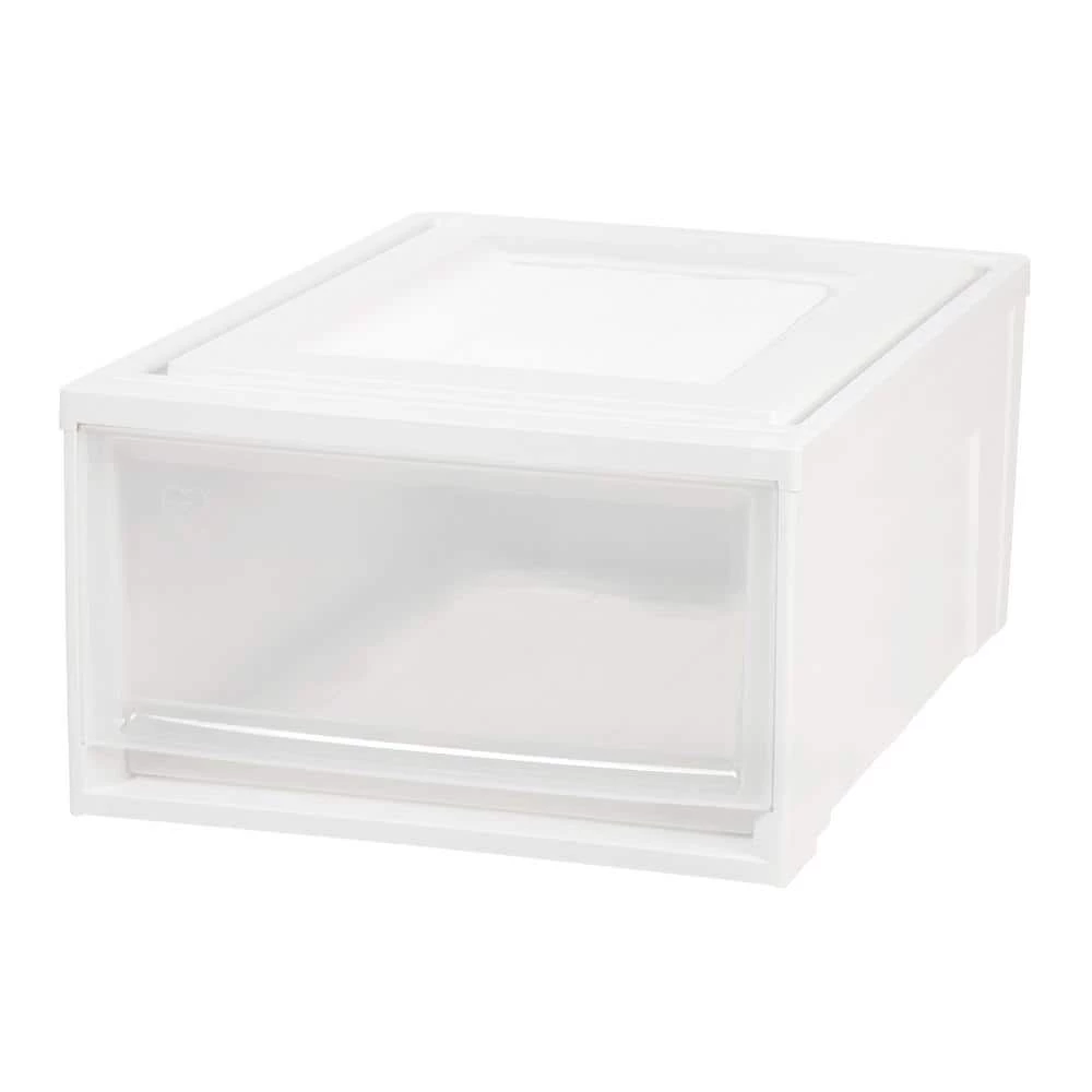 15.75 in. x 9 in. White Medium Box Chest Drawer by IRIS 3 15.75 in. x 9 in. White Medium Box Chest Drawer by IRIS
