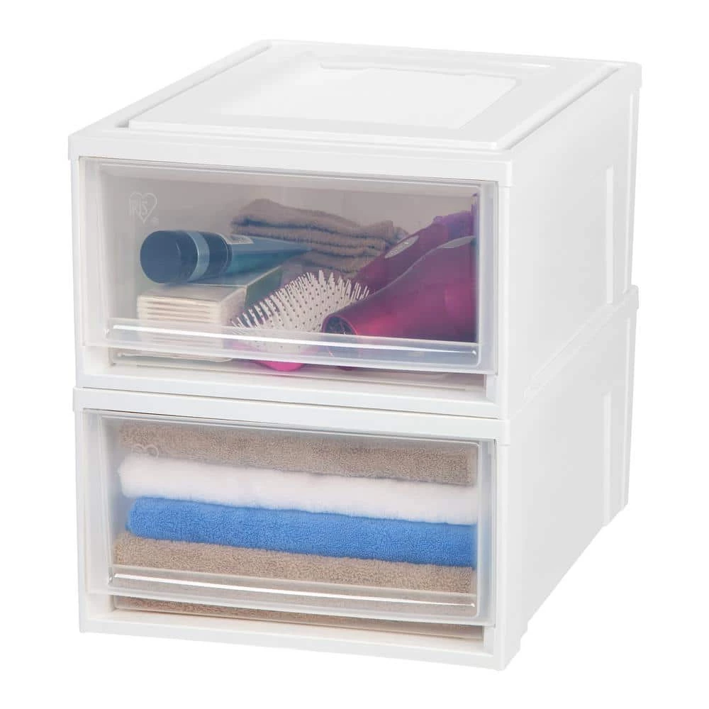 15.75 in. x 9 in. White Medium Box Chest Drawer by IRIS 9 15.75 in. x 9 in. White Medium Box Chest Drawer by IRIS - Image 7