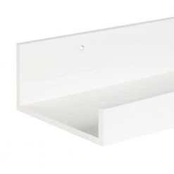 Levie 7 in. x 24 in. x 4 in. White MDF Decorative Wall Shelf by Kate and Laurel 9 Levie 7 in. x 24 in. x 4 in. White MDF Decorative Wall Shelf by Kate and Laurel -Kate and Laurel Shop white kate and laurel decorative shelving 211560 4f 1000