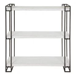 Lintz 26 in. x 31 in. x 7 in. White Decorative Wall Shelf by Kate and Laurel -Kate and Laurel Shop white kate and laurel decorative shelving 213980 4f 1000