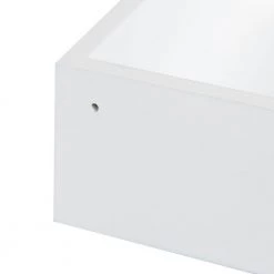 Levie 12 in. x 5 in. x 12 in. White Decorative Wall Shelf by Kate and Laurel -Kate and Laurel Shop white kate and laurel decorative shelving 214347 4f 1000