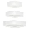 Levie 12 in. x 4 in. x 12 in. White Decorative Wall Shelf by Kate and Laurel