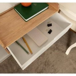 Kitt 6.61 in. x 18 in. x 6.61 in. White Wood Floating Decorative Wall Shelf with Brackets by Kate and Laurel -Kate and Laurel Shop white natural kate and laurel decorative shelving 221483 76 1000